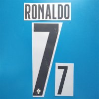 축구선수 이름 번호 유니폼 레플리카 마킹 포르투갈 국대 어웨이 호날두 7번 네임셋 PORTUGAL RONALDO 7_666