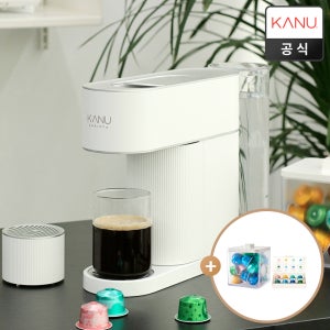 [슈퍼적립] 카누 바리스타 캡슐커피머신 어반 (상자형 캡슐보관함+월컴키트 증정)