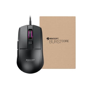 ROCCAT 버스트 코어 68g 초경량 광축 게이밍 마우스 벌크 블랙