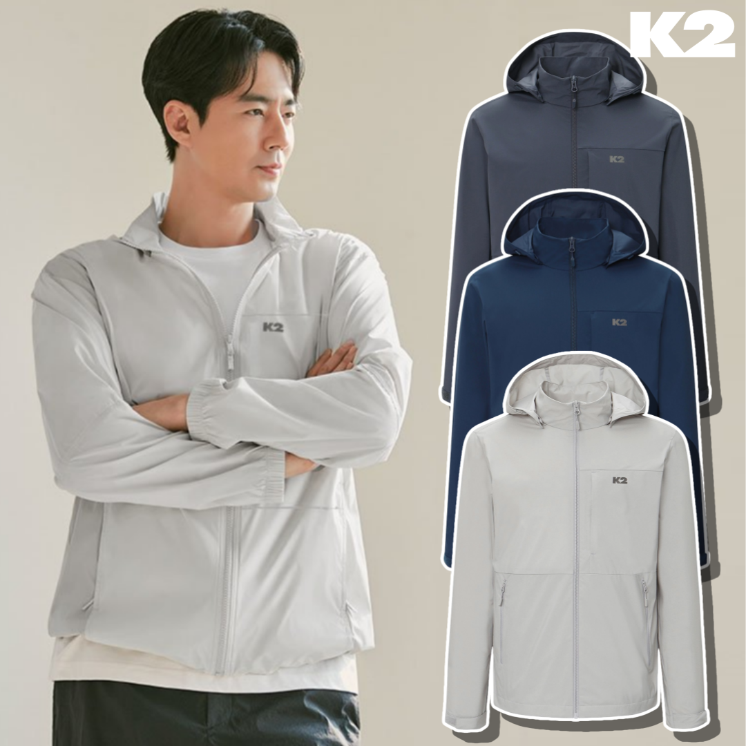 <b>K2</b> 조인성 경량 바람막이 여름 바람막이 자켓 남성
