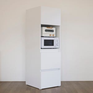 베이직 2단서랍 키큰장 폭300 렌지대 광파오븐 수납장 냉장고옆 팬트리 다용도장