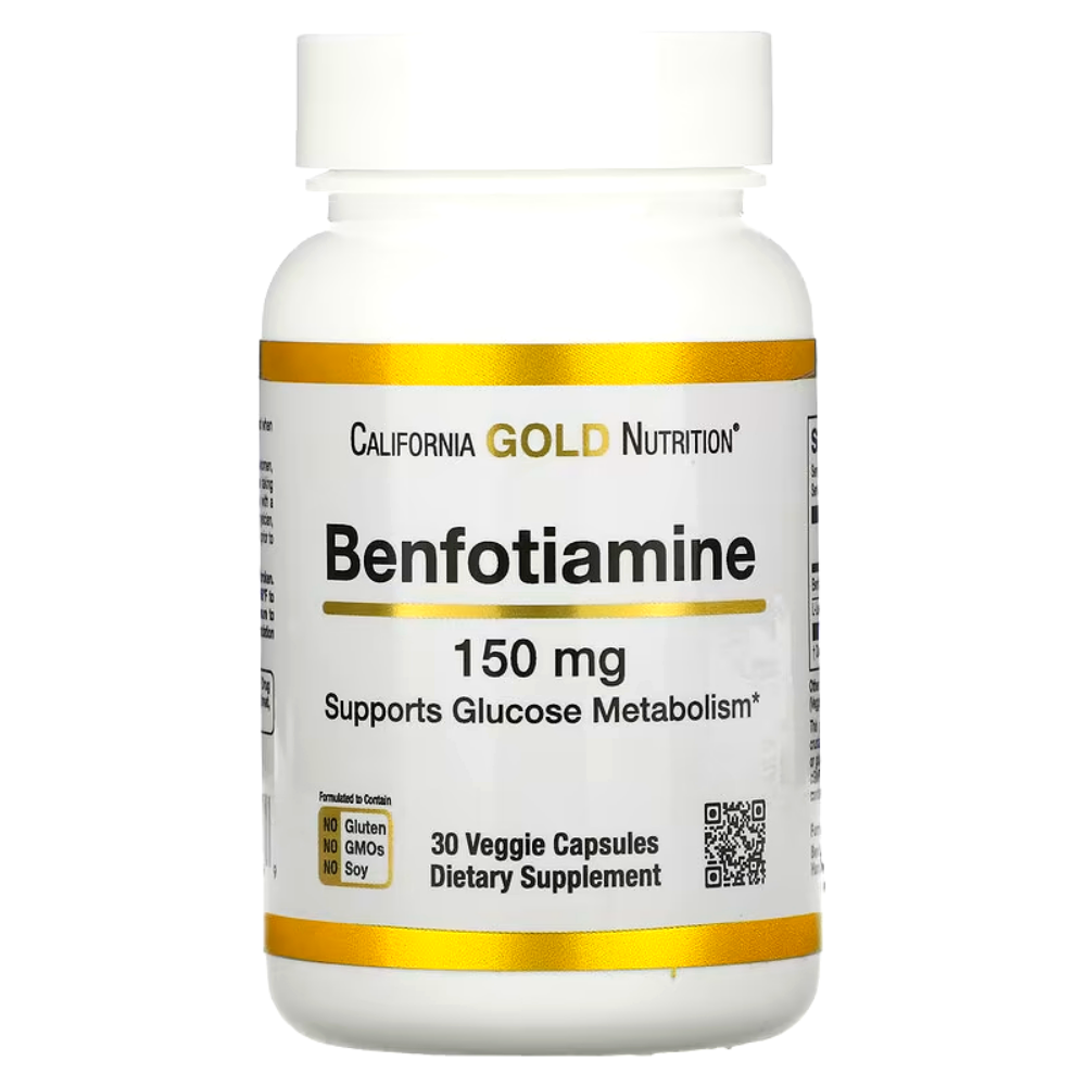 캘리포니아골드뉴트리션 <b>벤포티아민 150mg</b> 30캡슐 Benfotiamine