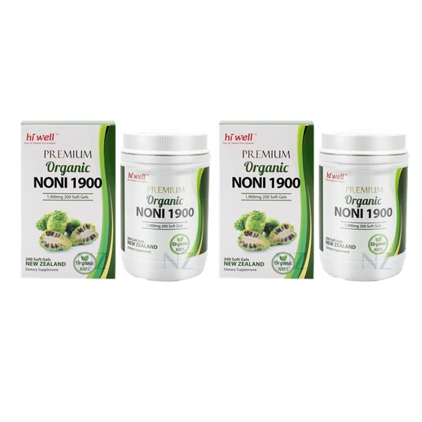 Hi Well 하이웰 노니 1900 200캡슐 2개