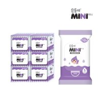 순둥이 물티슈 미니 프리미엄 휴대용 5매 60팩/P-6Mini