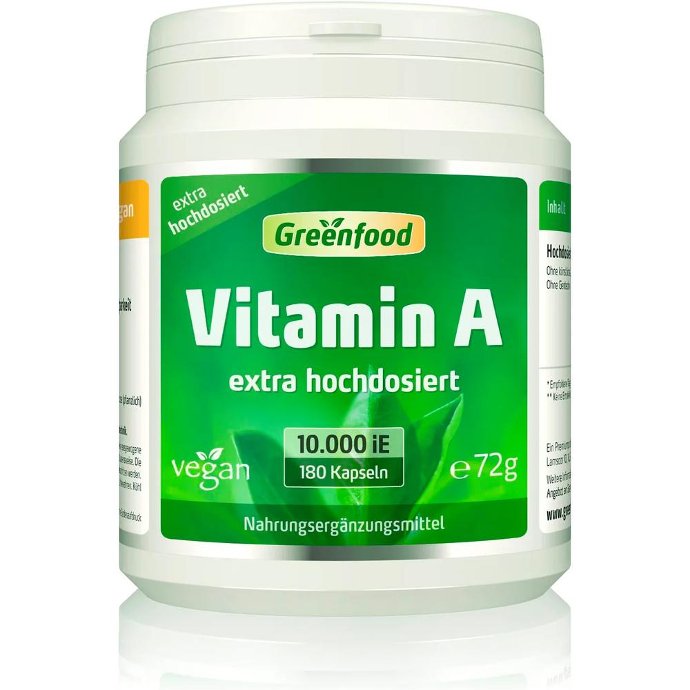 <b>그린푸드 비타민 A</b> 10000 IE 180캡슐 <b>Greenfood Vitamin A</b>