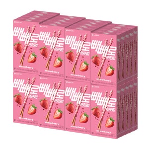 롯데 빼빼로 딸기 37gx40개(1BOX)