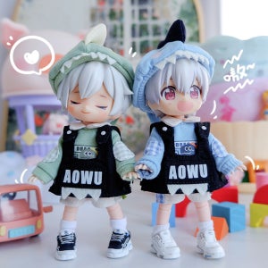 오비츠11 공룡 모자 티셔츠 앞치마 바지 호환 오비츠옷 넨도로이드 돌 구체관절 인형옷