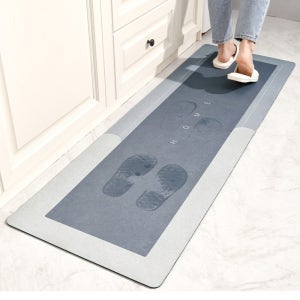 빨아쓰는 안깨지는 부드러운 물흡수 규조토 주방 발매트