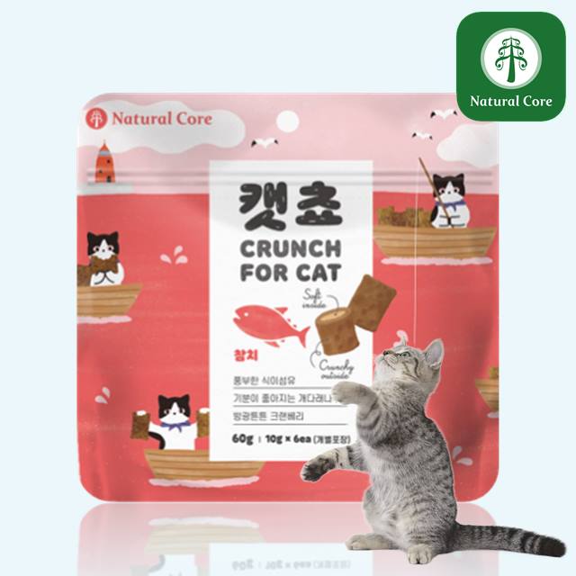 네츄럴코어 캣쵸 참치, 60g, 1개