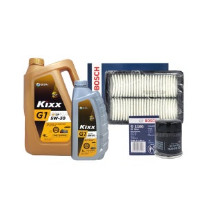 뉴QM6(HZG) 2.0LPe 엔진오일세트 킥스G1(5L)+필터1186-3042