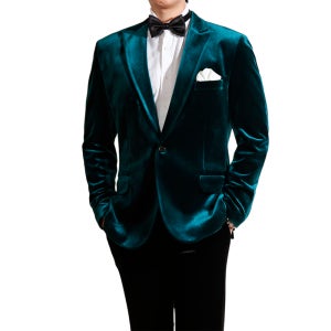 빌로쉬 벨벳 셋업 자켓 (6 color / 그린)