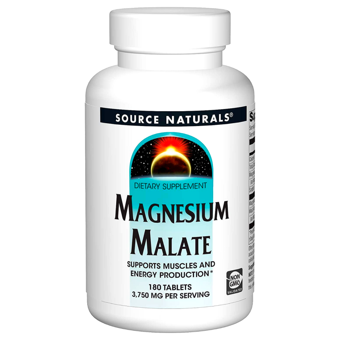 소스내추럴스 <b>마그네슘 말레이트 3750mg</b>(1회제공량당) 타블렛 180정