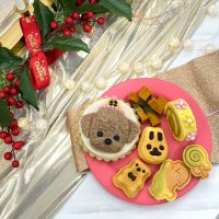 [타르트 생일파티세트] 강아지케이크 생일파티상 반려견 주문제작 케이크 유기농 무항생제간식