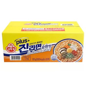 오뚜기 진라면 플러스 순한맛 120gX30개
