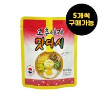 맛다시 고추나라 90g 5개 비빔장 일회용 캠핑용 여행