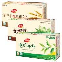 (무료배송)동서식품 티백차 300T(현미녹차+한잔용보리차+둥굴레차)