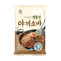 CJ 가족간식 정통식 야끼소바 2인분 밀키트 간편요리 한끼식사 면요리 412g 1세트