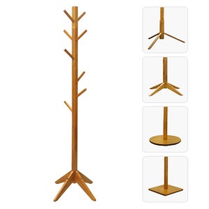 원목 스탠드 옷걸이 행거 성인용 나무 조립식 DIY 옷 걸이