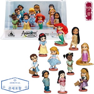디즈니 프린세스 애니메이터 컬렉션 디럭스 피규어 플레이세트 굿즈 홈데코 인테리어 장식