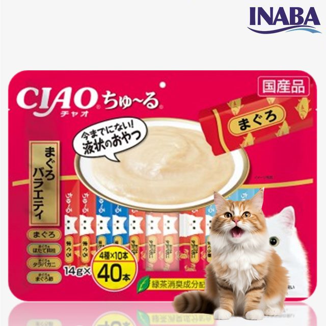 이나바 챠오츄르 대용량 버라이어티팩 참치(SC-131), 14g, 40개