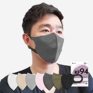 [KF94 ] 25+25 시노텍스 미세먼지 비말차단 식약처인증 국내산 새부리형 마스크