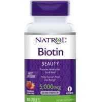 Natrol Biotin 비타민 B7 비오틴 5000mcg 90정