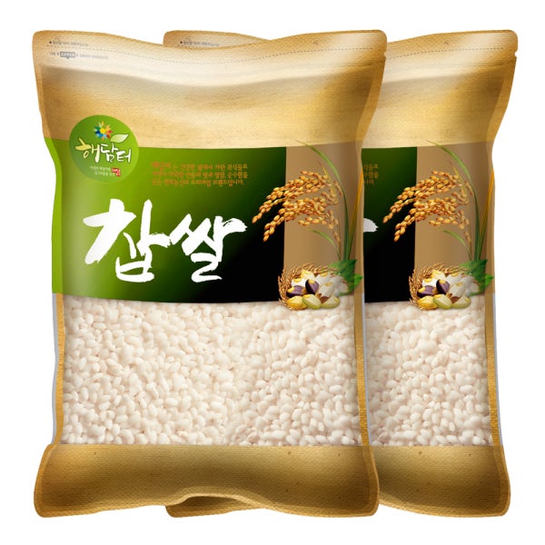 국산 찹쌀 4kg (2kgx2봉)