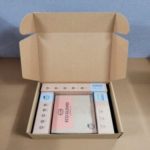 슈가랩 사탕수수원료 친환경 에코 지퍼백&위생장갑 패키지