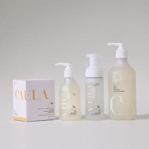 [청결제+청결티슈+속옷세제] 카엘라 락토 다마스크로즈 비건 여성청결제 + 여성청결티슈 + 운동복 요가복 세제