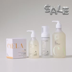 [청결제+청결티슈+속옷세제] 카엘라 락토 다마스크로즈 비건 여성청결제 + 여성청결티슈 + 운동복 요가복 세제