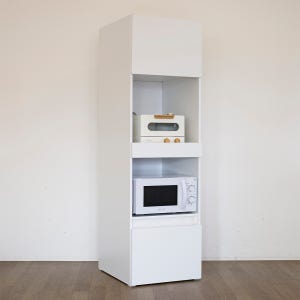 베이직 밥통 렌지 키큰장 300 렌지대 광파오븐 수납장 냉장고 옆 틈새장 팬트리 다용도장