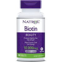 네트롤 비오틴 고강도 Natrol Biotin 10000mcg, 200카운트 (100x2)