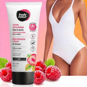 바디네이처 다리털 겨드랑이 브라질리언 인샤워 제모크림 레드프루츠 올스킨타입스 200ml