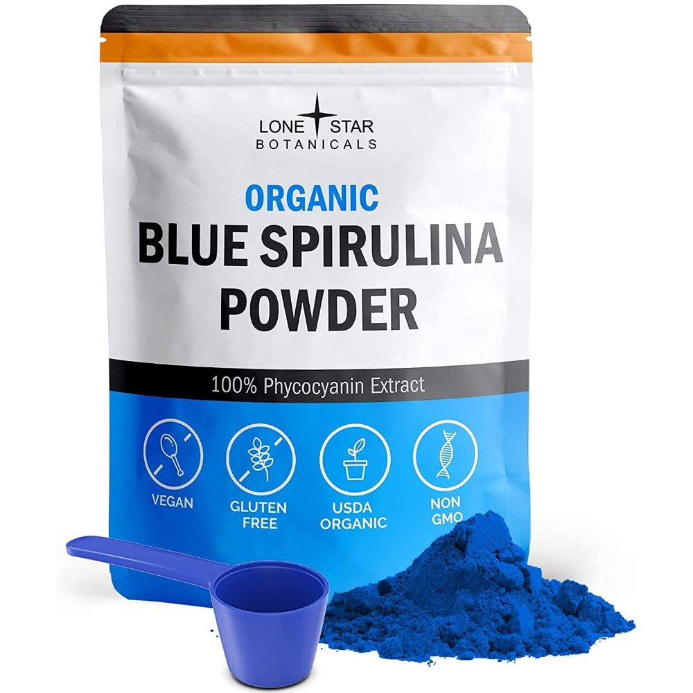 블루 <b>스피루리나</b> 분말 가루 파우더 엽록소 30g 비건 <b>Spirulina</b>