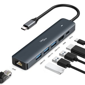 C타입 멀티허브 4포트 USB3.0 노트북 맥북 포트 확장 분배기