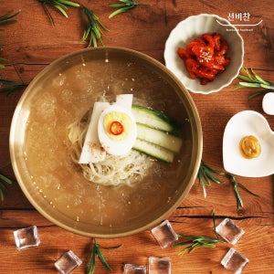 선비찬 옥천냉면 10인분세트 냉면사리10인분2Kg+육수10봉
