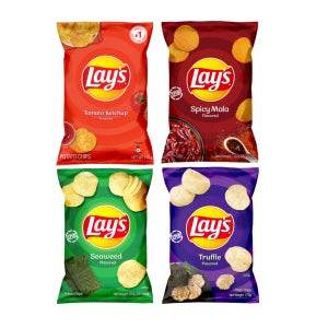 레이즈 감자칩 170g (씨위드,트러플,스파이시 마라맛,토마토케찹맛) 4봉지 생감자칩