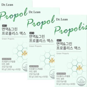 닥터린 WCS 면역&브라질 그린 프로폴리스 맥스 1500mg x 60정 x 3박스 3개월분