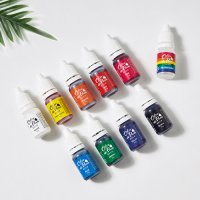 컬러드팡 식용색소 9color 홈베이킹 아이싱 머랭 쿠키 마카롱 만들기 슬라임 수용성 색소