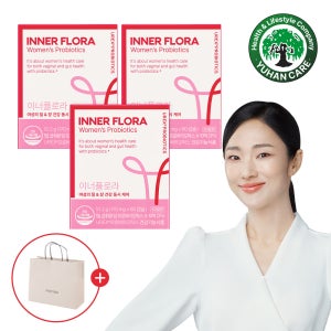 [6개월] 이너플로라 여성 질 건강 유산균 / 덴마크 프로바이오틱스 UREX 임산부 60캡슐, 3개