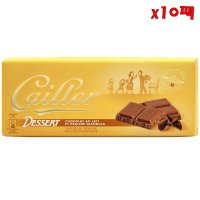 Cailler Dessert Gianduja Praline milk chocolate 까이에 디저트 지안두자 프렐린 밀크 초콜릿 100g 10팩