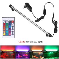 수족관 led 어항 수초 조명 등 RGB Aquarium light 18-59cm Re