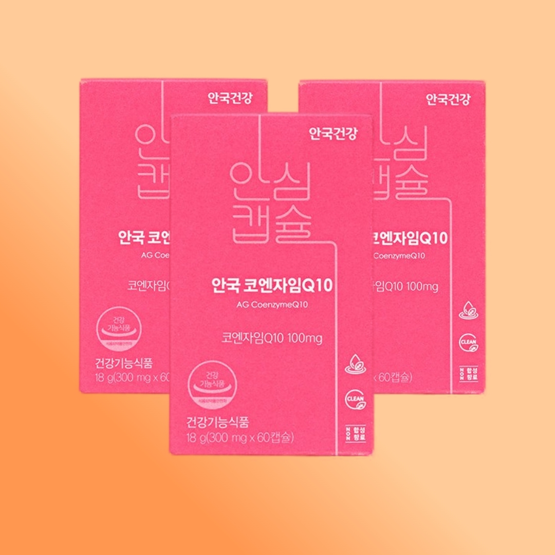 안국제약 건강 코엔자임 Q10 큐텐 미니 코앤자임 6개월분