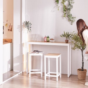 크라운퍼니쳐 모모 베란다 테라스 홈바 바테이블 1200 폭 300&450 4colors