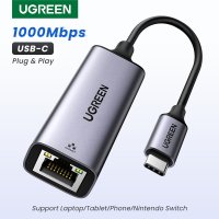 UGREEN 유그린 C타입 유선 인터넷 어댑터 젠더 이더넷 USB-C type