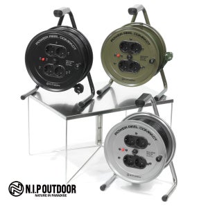 N.I.P 캠핑 전기릴선 20M 4구 컴팩트 국내생산 / 리드선 캠핑 전기선 작업선 캠핑용