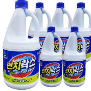 하루그린 살균 표백 청소 펀치락스 2L 6개