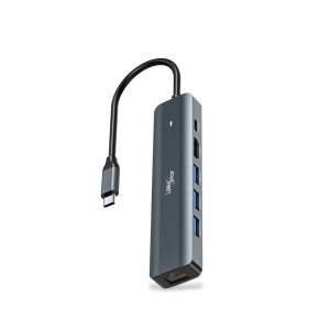 [LANstar] USB Type-C 6 in 1 맥북 멀티허브 PD고속충전 LS-U31MHS
