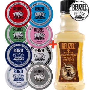 리우젤 그루밍 토닉 + 블루 수성 하드 포마드 외 8종 세트