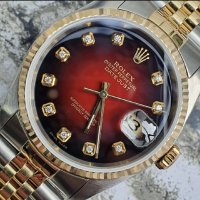 ROLEX 롤렉스 데이저스트 16233 레드블랙 투톤 텐포인트 쥬빌레콤비브레이슬릿 36mm